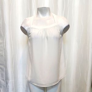 NWT Naked Zebra White Racerback Top